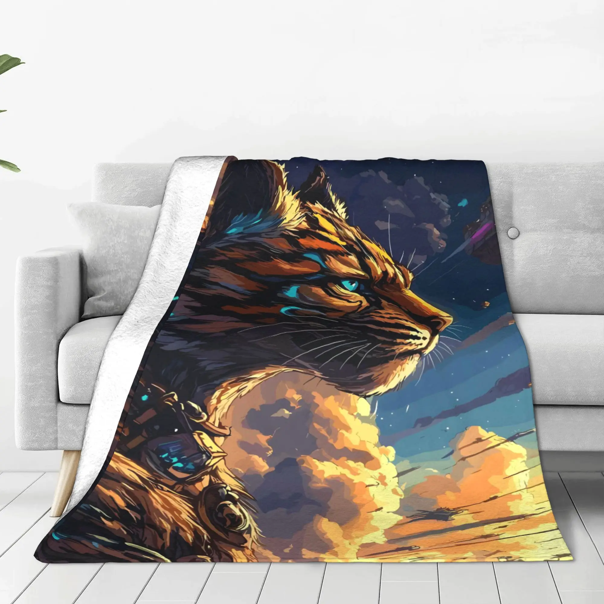 

Flannel Blanket Warm Soft Fluffy Adult Sofa Bed Throw Blanket for Living Room Comfortable Bedspread Outdoor Travel BL 102258