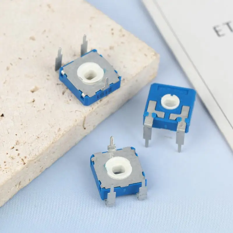 5PCS 10K/100K Vertical Adjustable Potentiometer 14MMX14MM CA14NV17.5 10K Ohm 100K Ohm Vertical Potentiometer