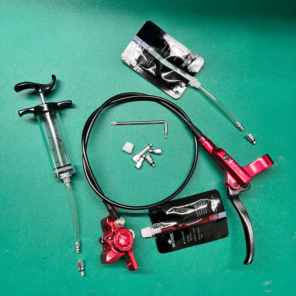 Nfox Hydraulisches Bremsenentlüftungsset – Bremszangen-Ölentlüfter Multifunktionswerkzeug für die Wartung von Fahrradbremsen und Tretrollerbremsen – Detail 9