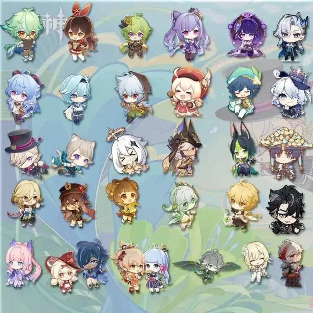 

30PCS Anime Genshin Impact Badge Brooch Pin Venti Nahida Scaramouche Clothes Backpack Decoration Lapel Personalized Chest Tag