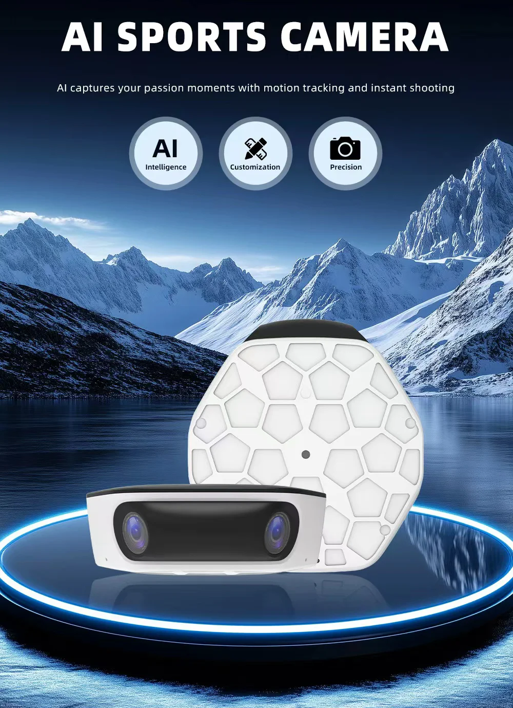 Action & Sports cameras ai football camera Applicable to football matches and training sessions