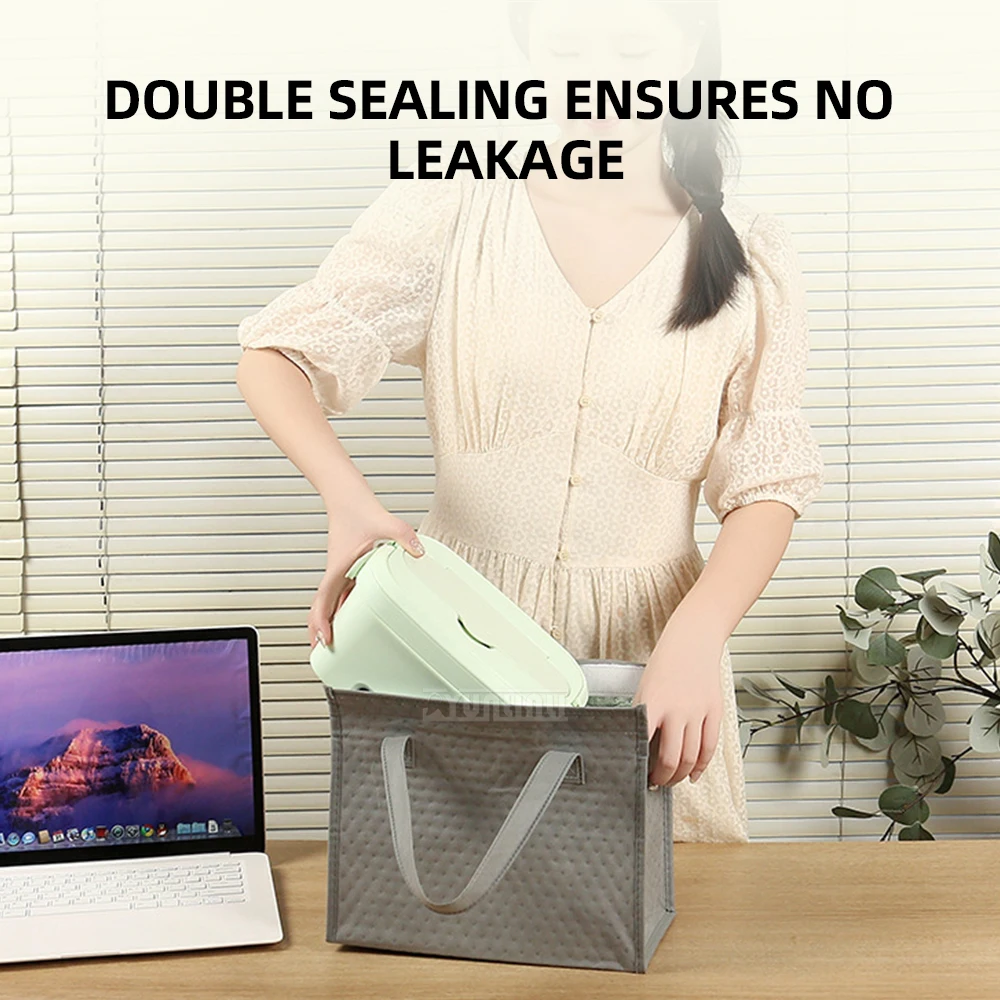 Tragbare isolierte Lunchbox, kein Wasser, kabellose Heizfunktion, Aufbewahrung von frischen Lebensmitteln, Boite A Lunche Chauffant Electrique