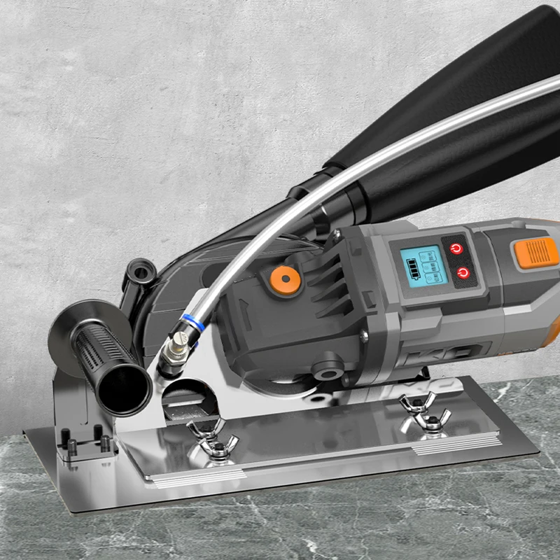Dust Free Angle Grinder Stand, for Tile 45° Adjustable Chamfer Cutting Holder, for 100-125mm Angle Grinder Machine Base Tools