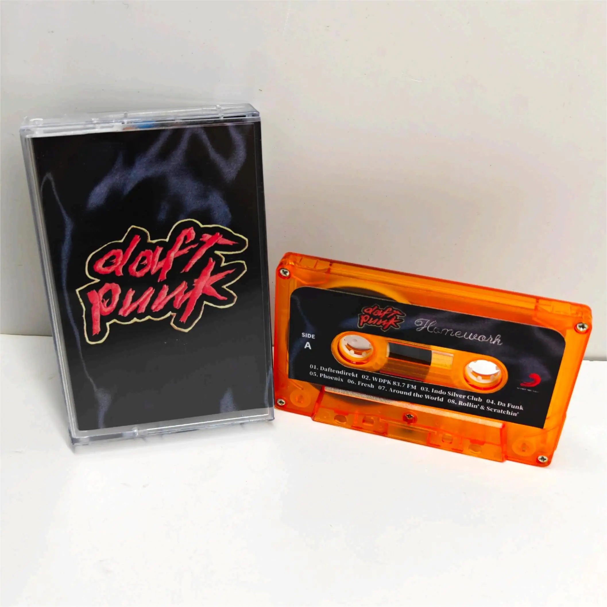 Электронная музыкальная лента Daft Punk, альбом для домашних заданий, кассеты Daftendirekt, косплей, рекордер Walkman, автомобильный звуковой сигнал, коробка для вечеринки, музыка