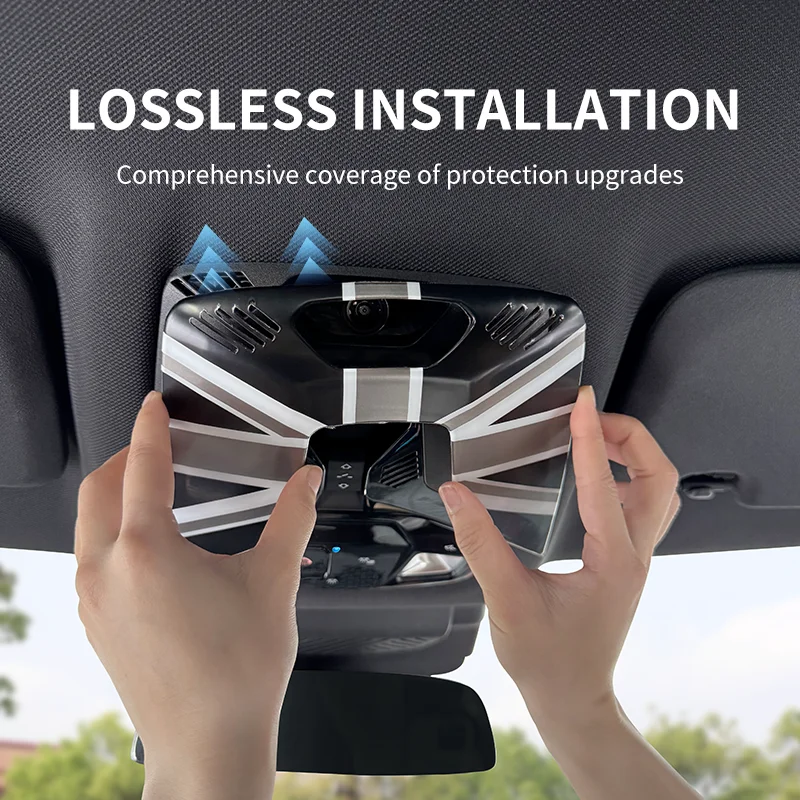 Afbeelding 5: Voor Mini Cooper S F65 F66 U25 Countryman E/SE J01 EV Aceman J05 Leeslamp Frame Trim Stickers decor Auto-interieur Accessoires