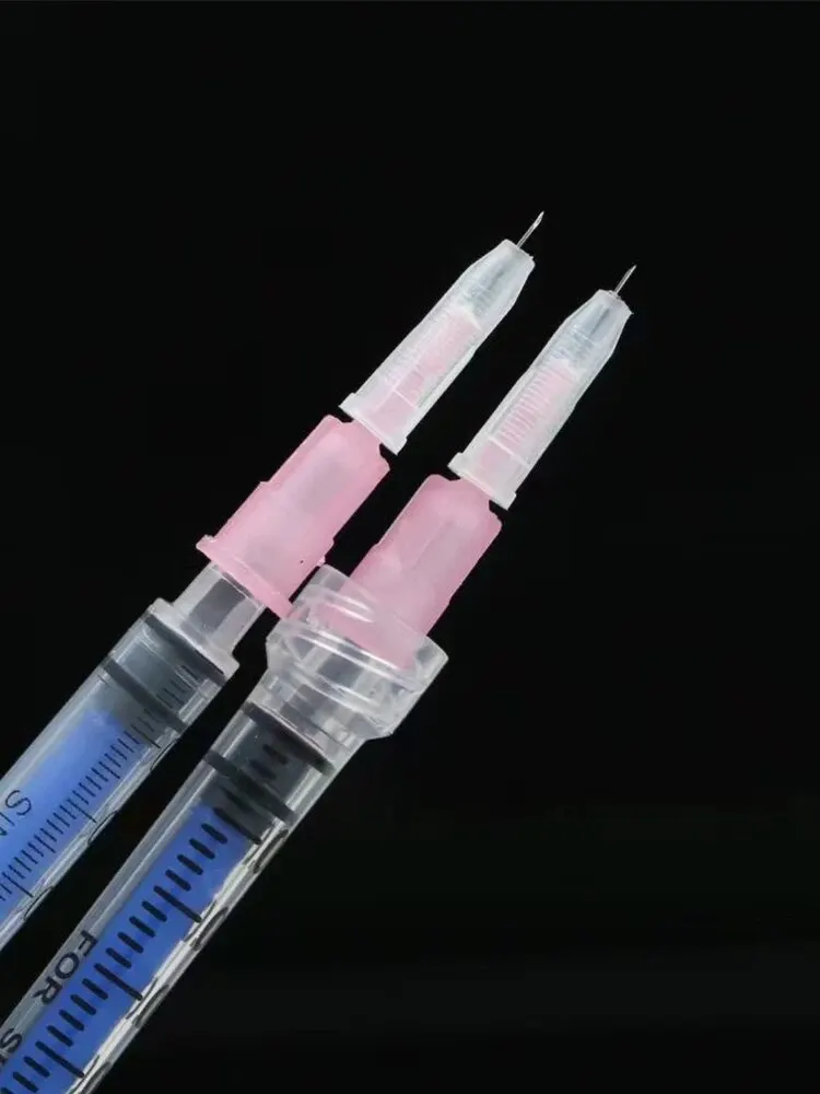 31G 4mm Adjustable Small Needle Disposable 31G Medical Micro-plastic Injection Cosmetic Sterile Needle Eyelid Tool Parts