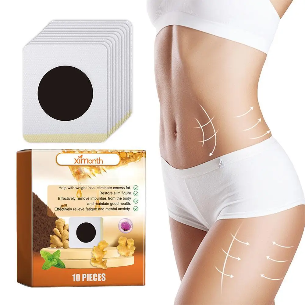 Bee Lymph Patch Weight Loss Patch Fast Burning Fat Detoxification Detumescence Expectorant Defecation Patch Body Care