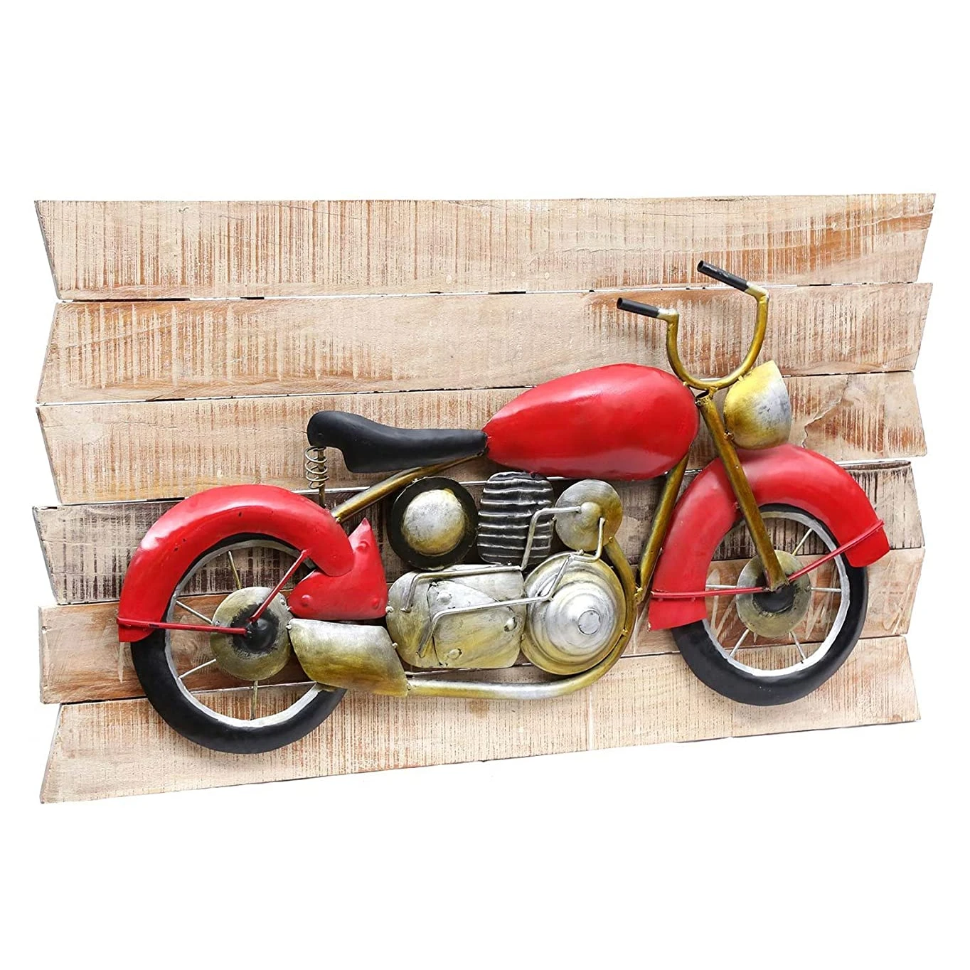 RED BIKE FRAME CREATIVE Antique Vintage  unique art multicolor for wall decoration modern metal art home wall decoration