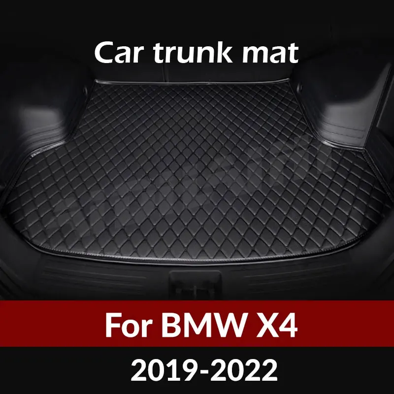 Car trunk mat for BMW X4 G02 2019 2020 2021 2022 cargo liner carpet interior accessories cover