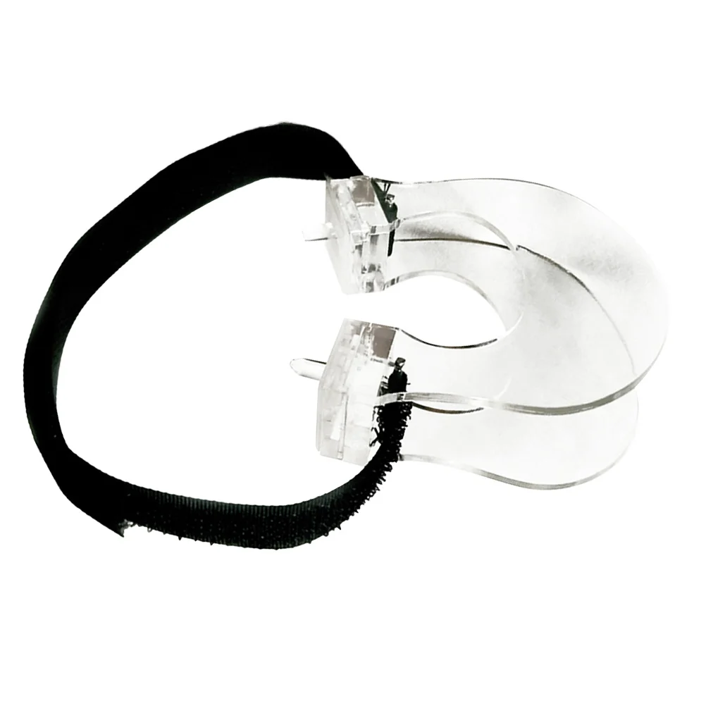 أداة فرد قوس الكمان مقاس 1/2 دليل شفاف للمبتدئين في ممارسة القوس الذاتي مصحح ميزاء خفيف الوزن