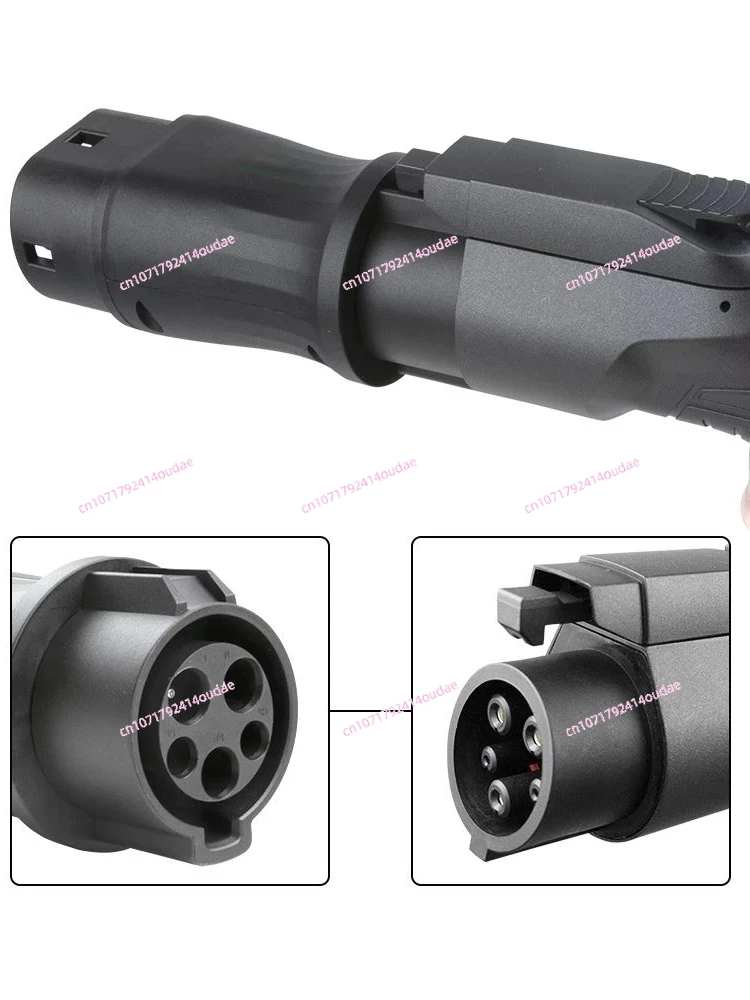 

J1772 Electric Vehicle Charging Gun Conversion Head American to European Standard Type2 Charging Gun Type1 Tesla