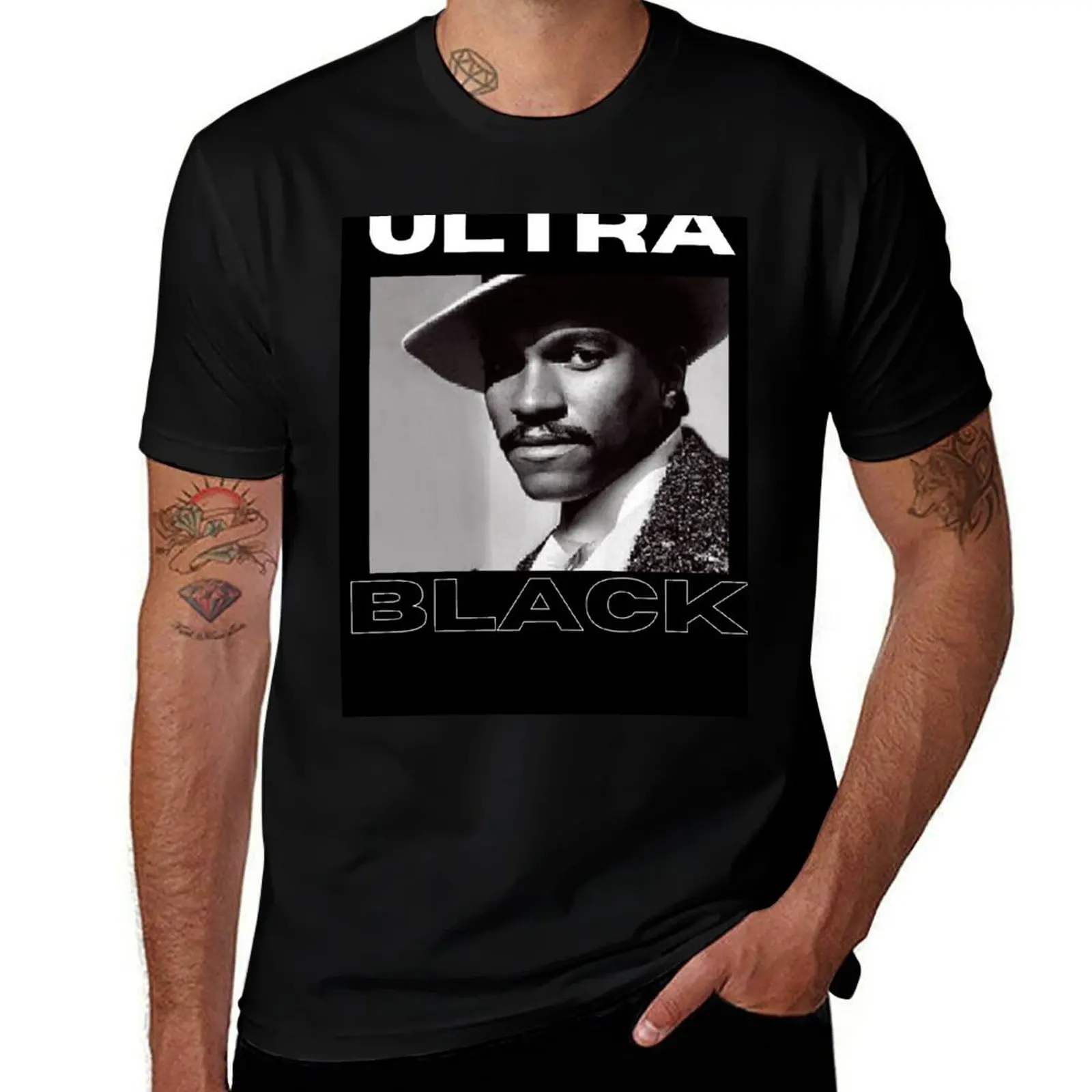 uUltra Black Billy Dee Williams T-Shirt Construction Work Tee Shirt T-Shirt