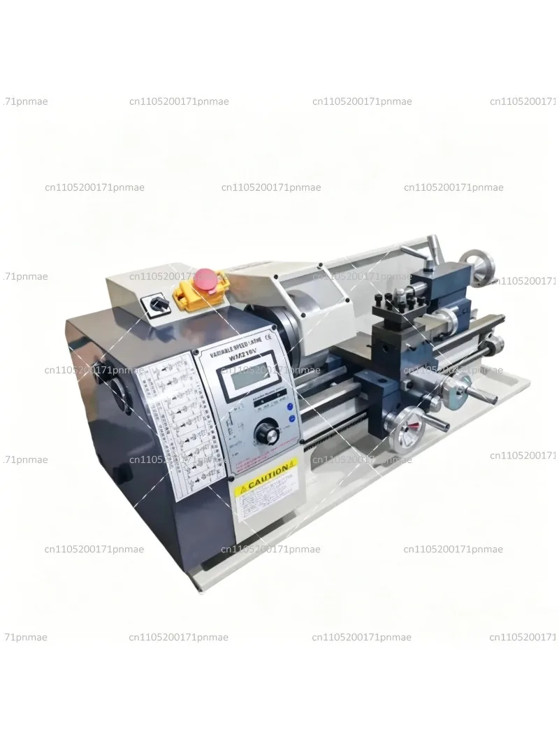 Mini Metal Lathe Machine Variable Speed Brushless Motor 900W 110V/220V Small Bench Lathe for Home Use