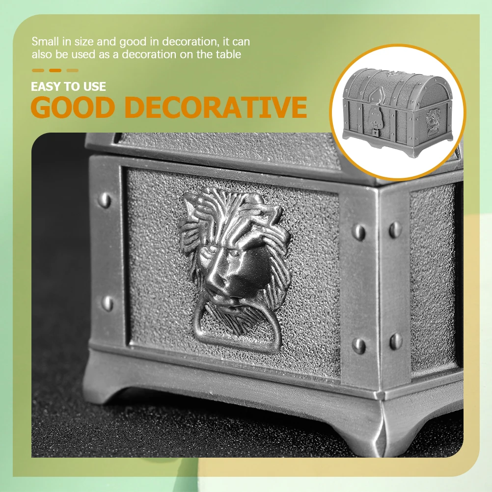 

Retro Vintage Small Size Alloy Material Storage Case Trinket Keepsake Box Gift Small Treasure Box Idea birthdays