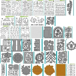Design Metal Cutting Dies for Making Decorative Diy Scrapbook Practice Photo Album Process Craft Handicraft Card 2023 New