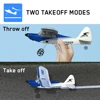 스포츠 커브 500 RC 비행기 원키 곡예 비행 리모컨 비행기, Xpilot 안정화 시스템 포함, 2.4G, 2CH 글라이더 항공기 762-2 3
