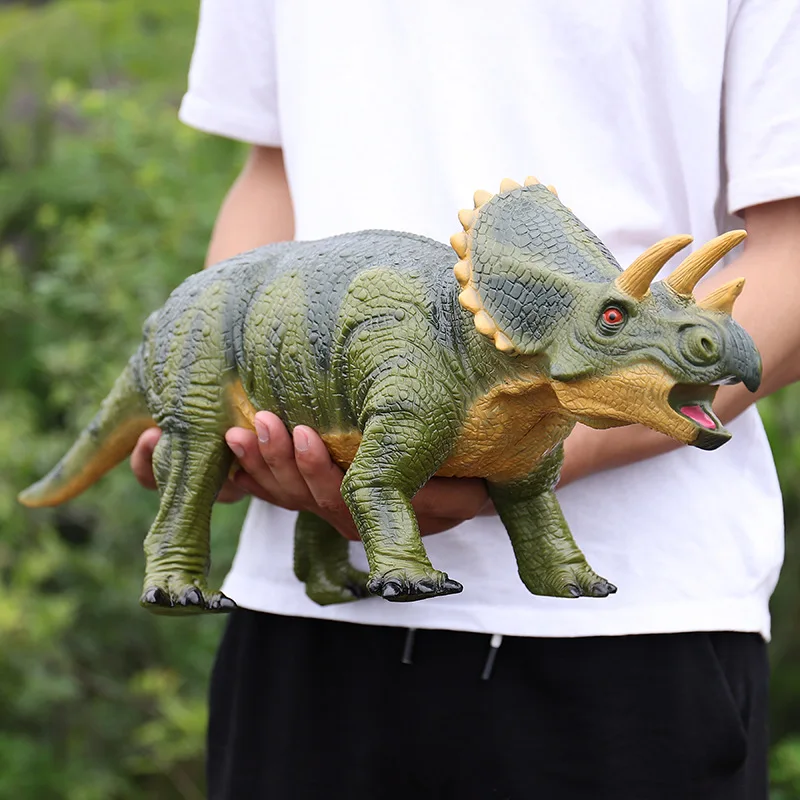 

Large Size Soft Dinosaur Model Toy Tyrannosaurus Velociraptor Ankylosaurus Triceratops Diplodocus Dinosaur Toys for Kids Gifts