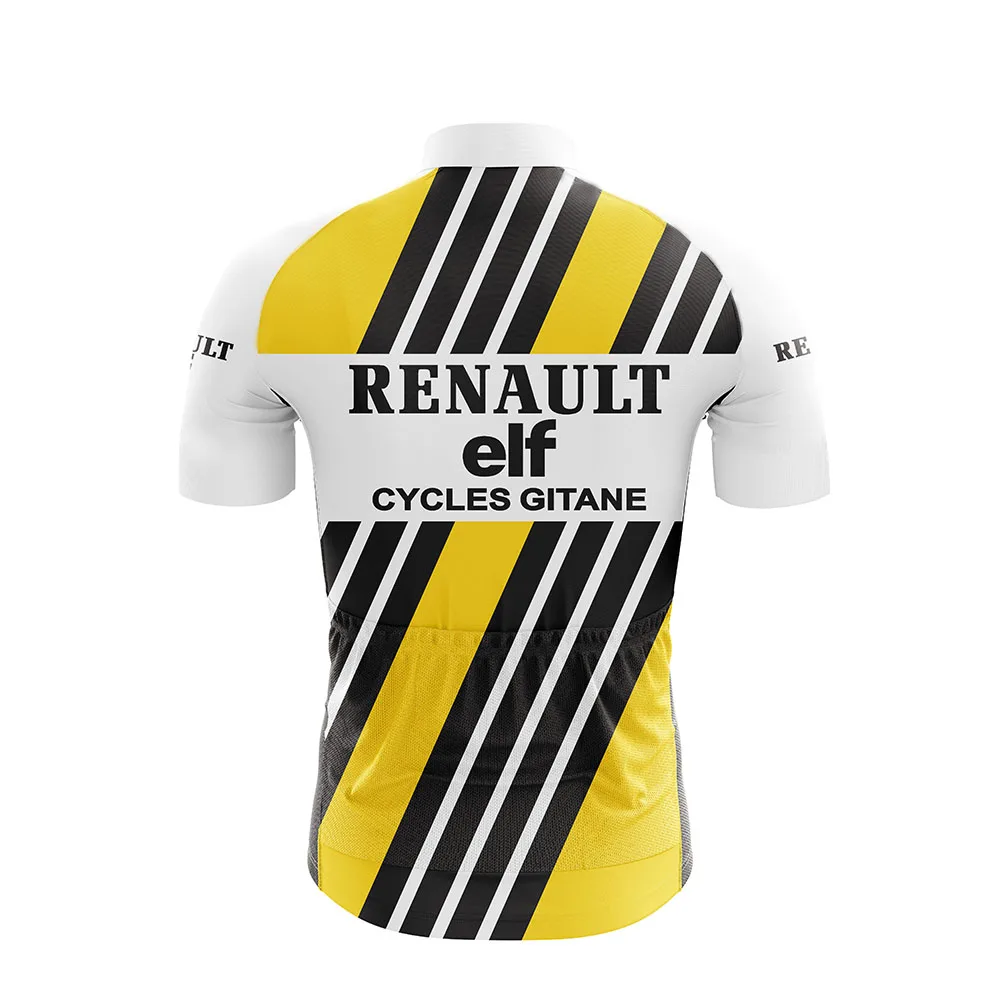 ELF Men Retro Cycling Jersey Short Sleeves