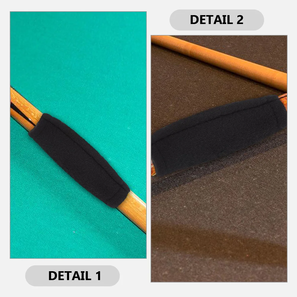 

2Pcs Billiard Cue Cleaning Cloth Professional Pool Stick Shaft Cleaner Wear-Resistant Cotton Material Smooth Wipe Reusable