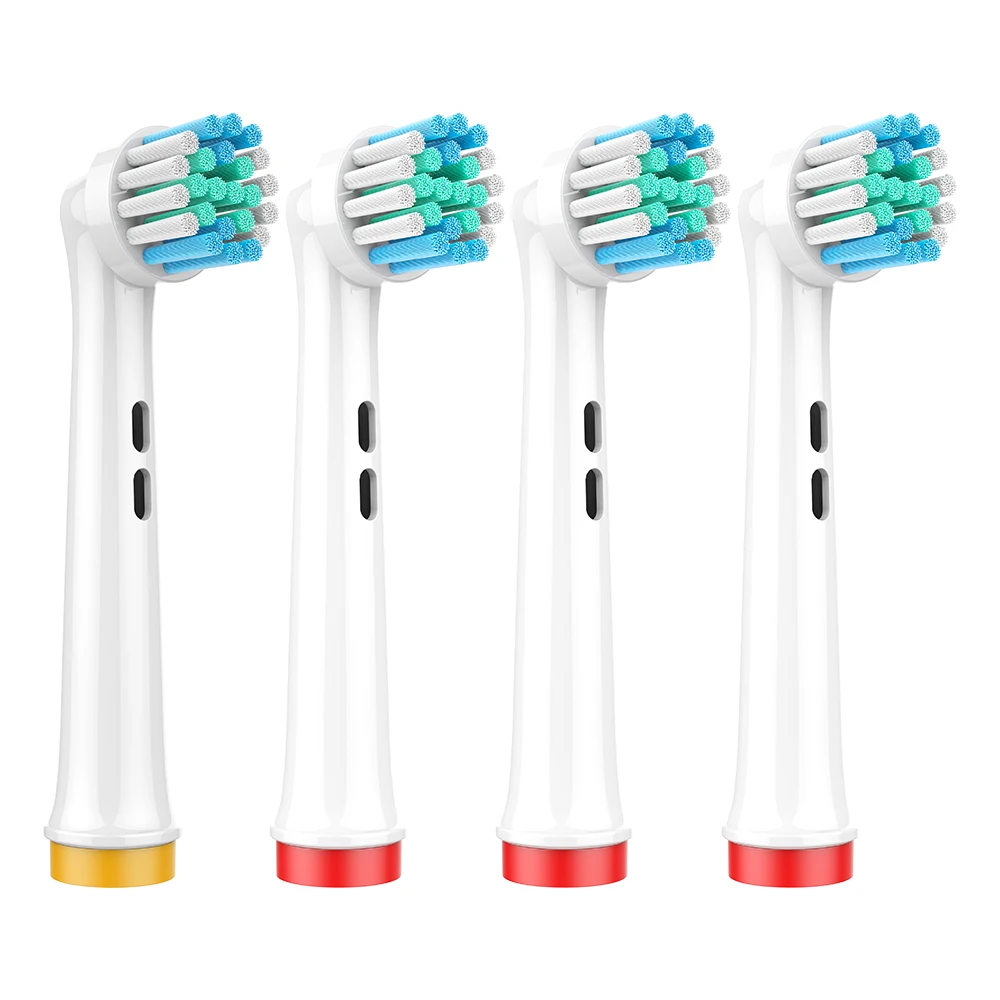 Fairywill Original Replacement Brush Heads Rotating Electric Toothbrush Genuine Teeth Whitening Soft Bristle Tooth Brush Heads