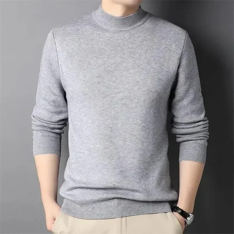 Brand New Men's Cashmere Sweater Soft O-Neck Male Knitwear Pullovers Winter Warm luxury Woolen Sweater for MEN Slim Knitwear