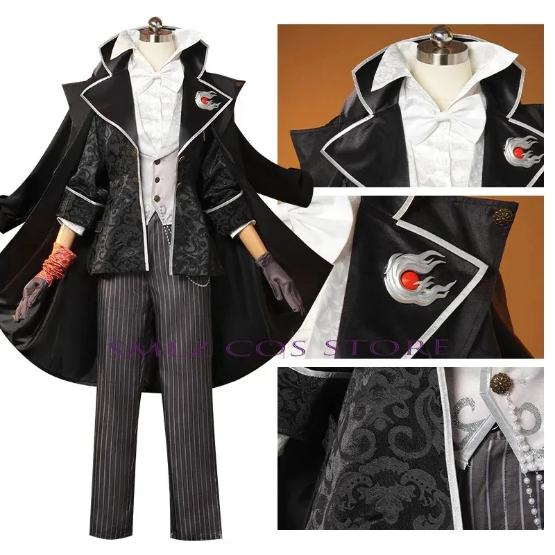w,3;f'5\b/Game Identity V Frederick Kreiburg Cosplay Costume Composer Wig The Forgotten George Uniform Suit Halloween 6;h\b.8'k/ view 3