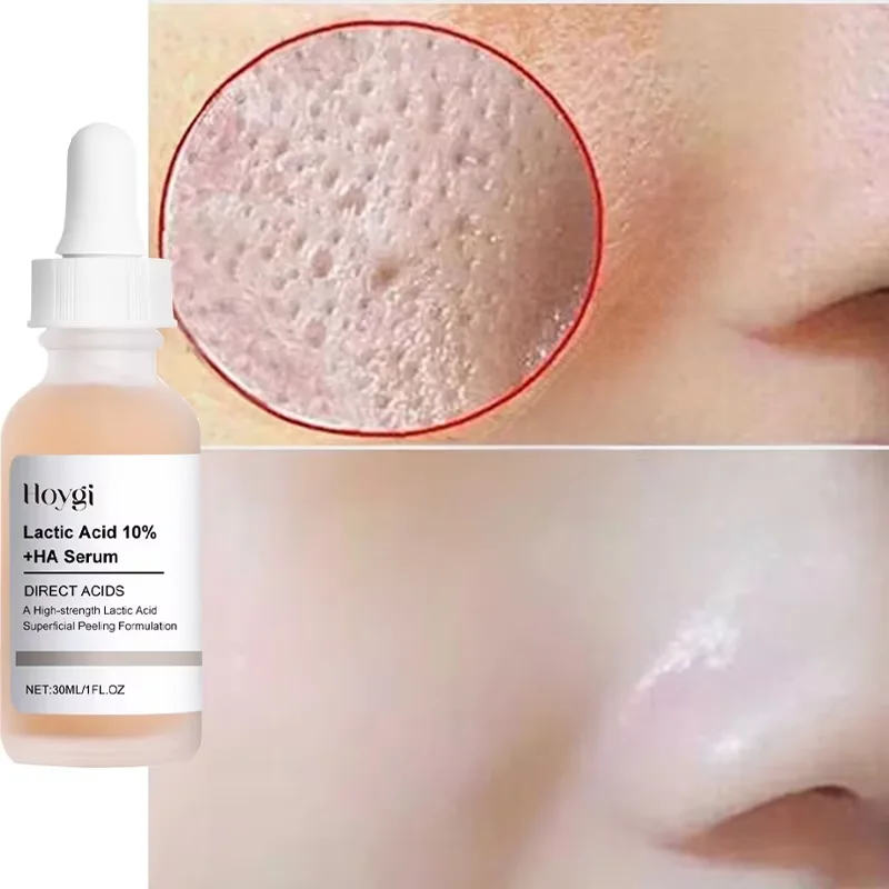 

Remove Large Pores Serum Lactic Acid Facial Pore Shrinking Repairing Products Pore Minimizing Firming Smooth Korean Skin Care