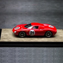 ScaleMini-Modèle de voiture de luxe en résine de sport simulée, édition limitée, voiture Smile, collection de jouets, cadeau, 250 LM, 1:64