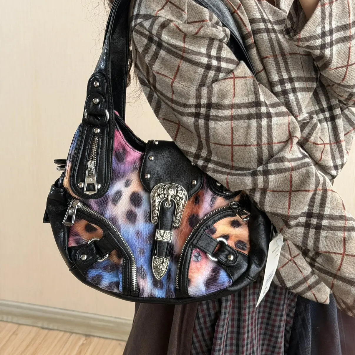 Hot Sale Y2k Women Handbags Leopard Print Shoulder Bag for Women Fashion Handbag High Quality Trend Crossbody Bag Purse