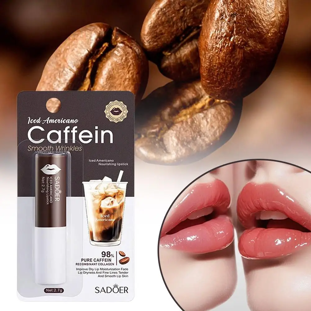

SADOER Увлажняющая губная помада American Caffeine Увлажняет и восстанавливает бальзам для губ против растрескивания губ Средства по уходу за кожей