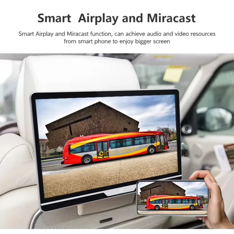 

2025 Factory Supply 13.3 Inch 4K Car TV Touch Screen Car DVD Player Rear Seat