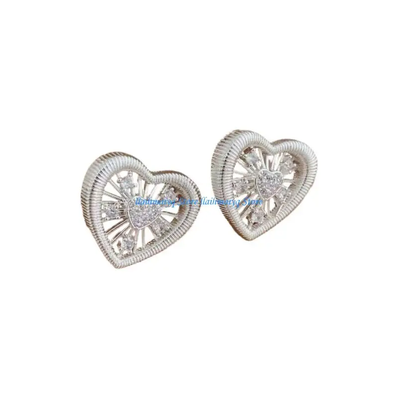 573B Comfortable Jewelry Studs Earrings Alloy Texture for Present Giving or Own Use