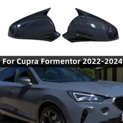 For Cupra Formentor 2022-2024 FR ST Pair Side Wing Mirror Cover Caps Rearview Mirror Cover Trim Add on Rear View Mirror Trim