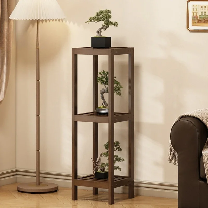 Chinese flower stand Nanzhu living room floor-standing indoor multi-layer flower pot balcony flower stand shelf 2026 new model