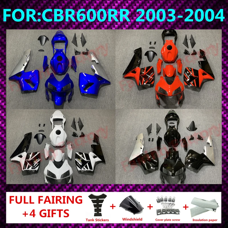 

Motorcycle Fairings Kit for CBR600RR F5 03 04 CBR 600 RR 600RR Bodywork Set CBR600 2003 2004 Injection mold full fairing zxmt