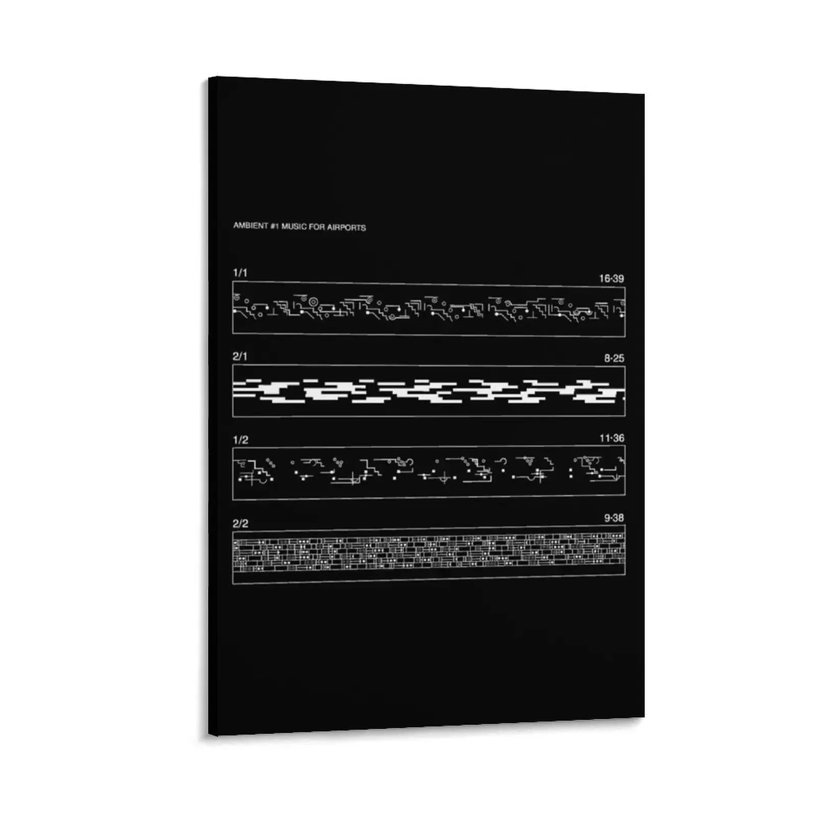 

Music For Airports Canvas Painting Wall posters poster mural photos for living room