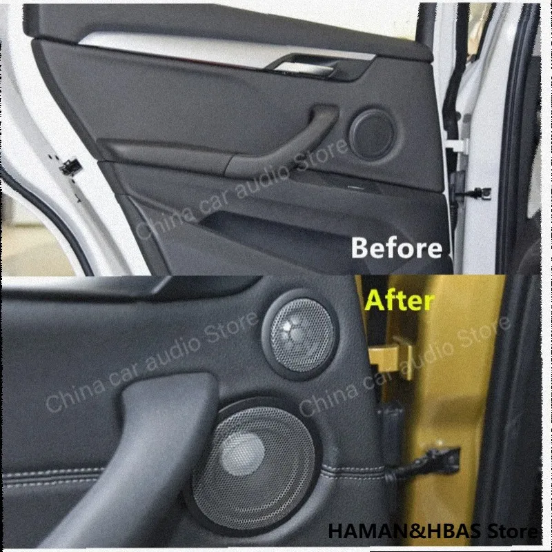 Car Rear Door Tweeter Cover For BMW F39 F20 F32 F45 F46 mini F54 F55 F56  F60 Series Treble Audio Speaker Loudspeaker Decoration