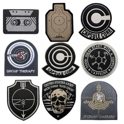 Club Shot Visual  Embroidered Fabric Patch Tactical Badge Hook and Ring Military Patches for Clothing Embroidery Sewing DIY