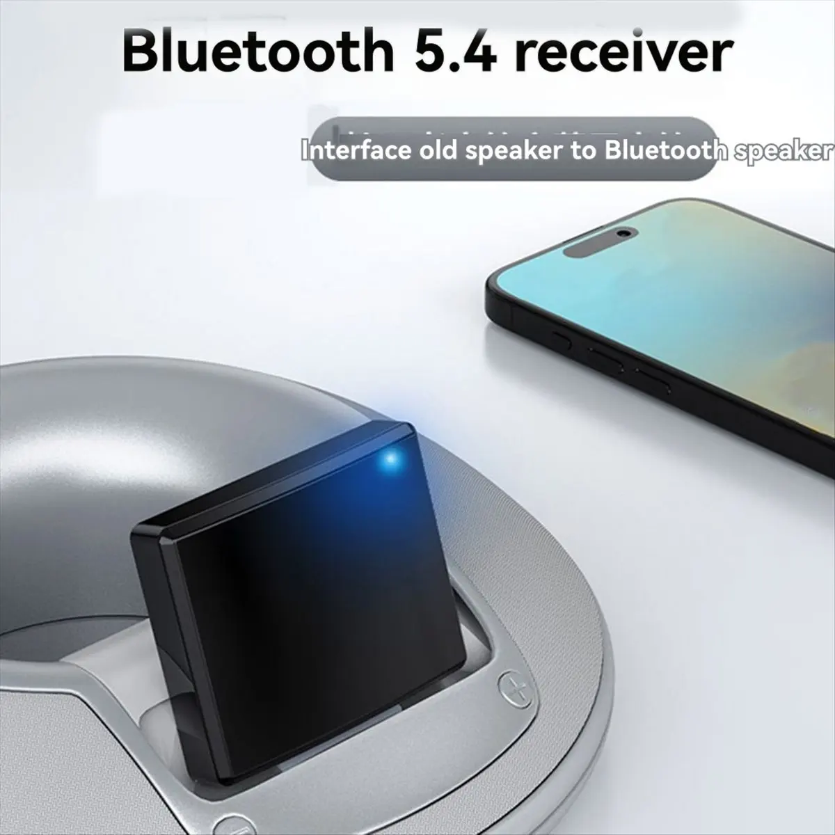 fine Bluetooth 5.4 Audio Receiver for IPhone IPod 30-Pin Wireless Music Adapter, A2DP Stereo, for 30-Pin Docking Stations