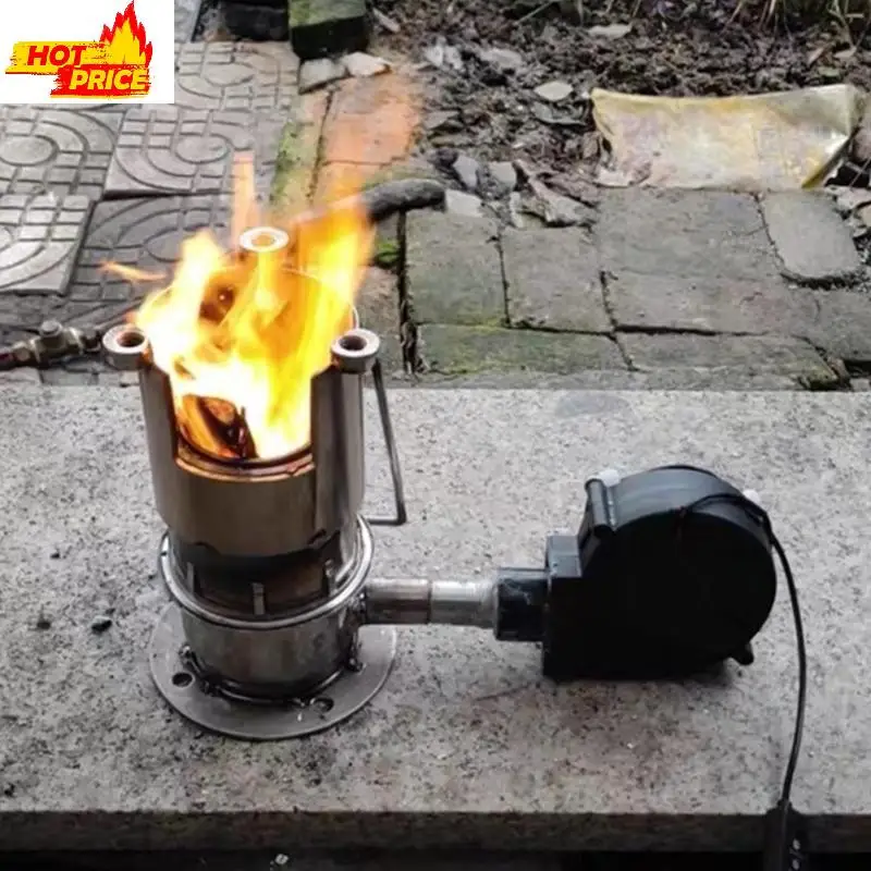 مروحة الشواء منفاخ الهواء المحمولة مروحة الهواء الشواء 12 فولت مروحة محمولة خفيفة الوزن الولايات المتحدة/الاتحاد الأوروبي #5