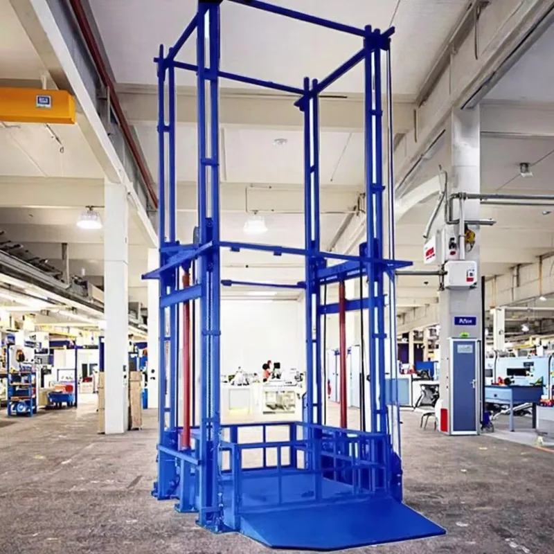 Electric Lift for a 2-story House Vertical Small Wall House Outdoor 500kg Hydraulic Freight 1000kg Cargo Lift Cheap Elevator