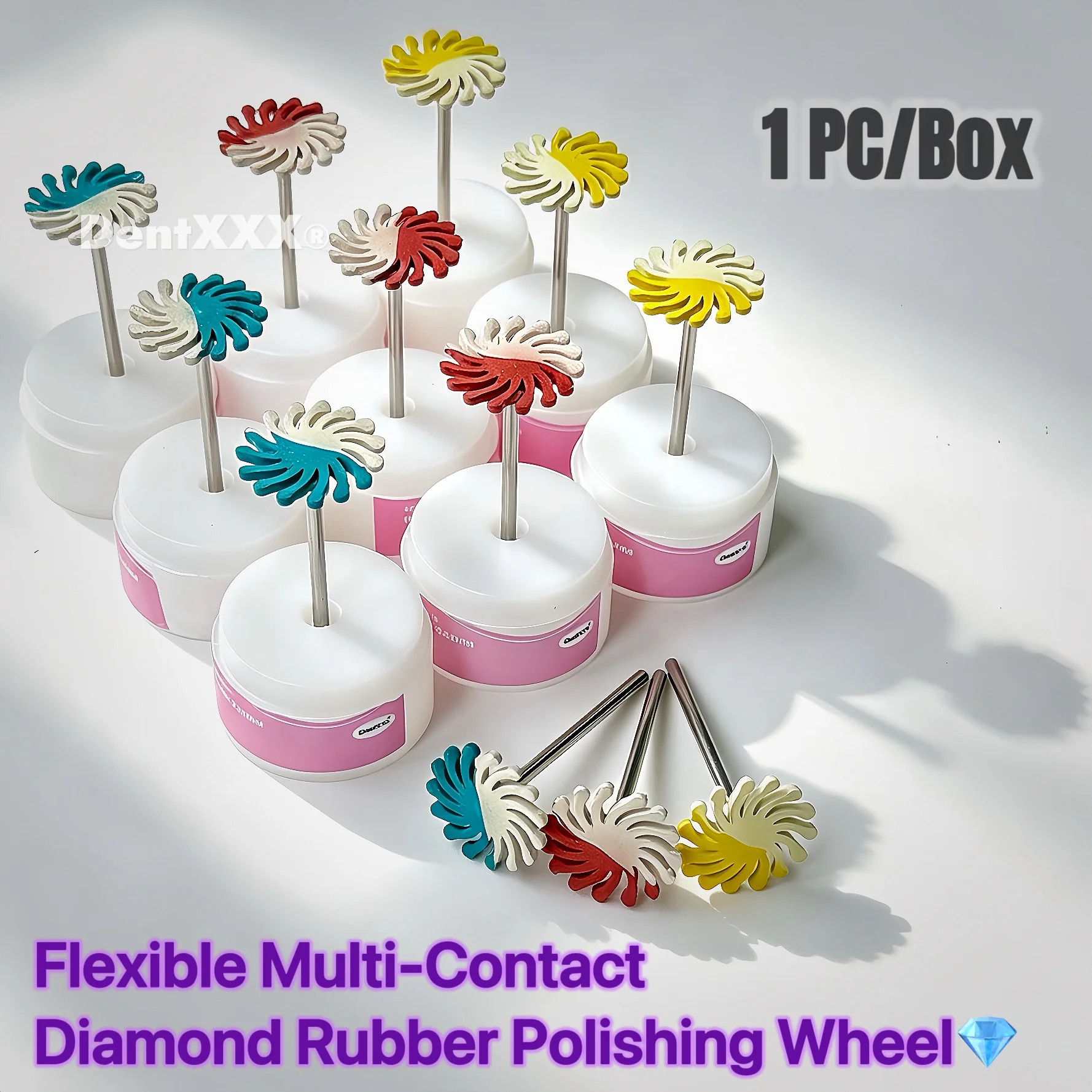 

Flexible Multi-Contact Diamond Polishing Head Wheel Coral Shape for Mirror Finishing
