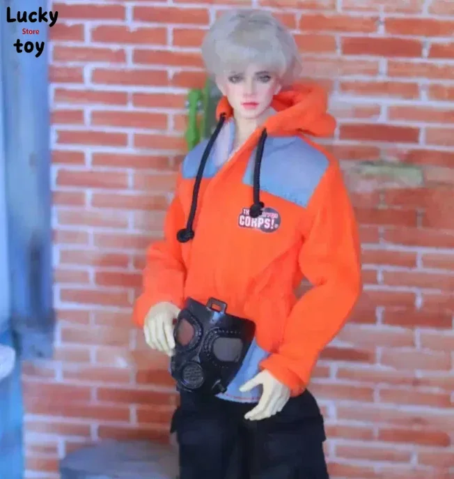 Escala 1/6 soldado masculino montanhismo jaqueta casual estilo de trabalho roupas com capuz modelo para 6 ''bjd ob27 ação fihures corpo