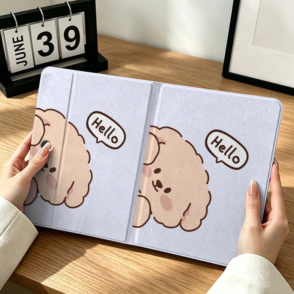 Cartoon Dog Aesthetic For OPPO VIVO IQOO OnePlus Realme Infinix Pad Pro 13 12.1 11.61 11.4 11 inch Tablet Case Gift