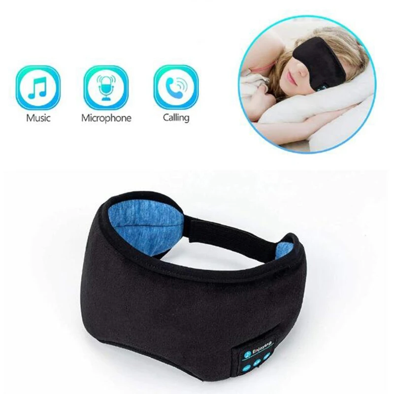 Cuffie per dormire maschera per gli occhi Bluetooth, cuffie Bluetooth 5.0 senza fili cuffie per dormire da viaggio con musica maschera per dormire