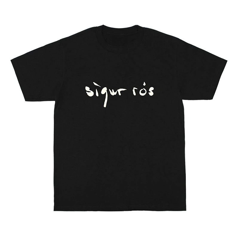 Sigur Ros موجة الفرقة بعد أيسلندا بوست روك القطن الترفيه الأمريكي التعاقد شعار الرجال والنساء تي شيرتات قصيرة الاكمام #6