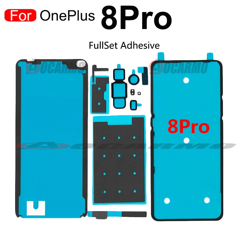 Back Cover Adhesive + Front LCD Glue Tape For OnePlus 1+8 7 8T 7Pro 8 Pro Full Set Sticker Replacement Part