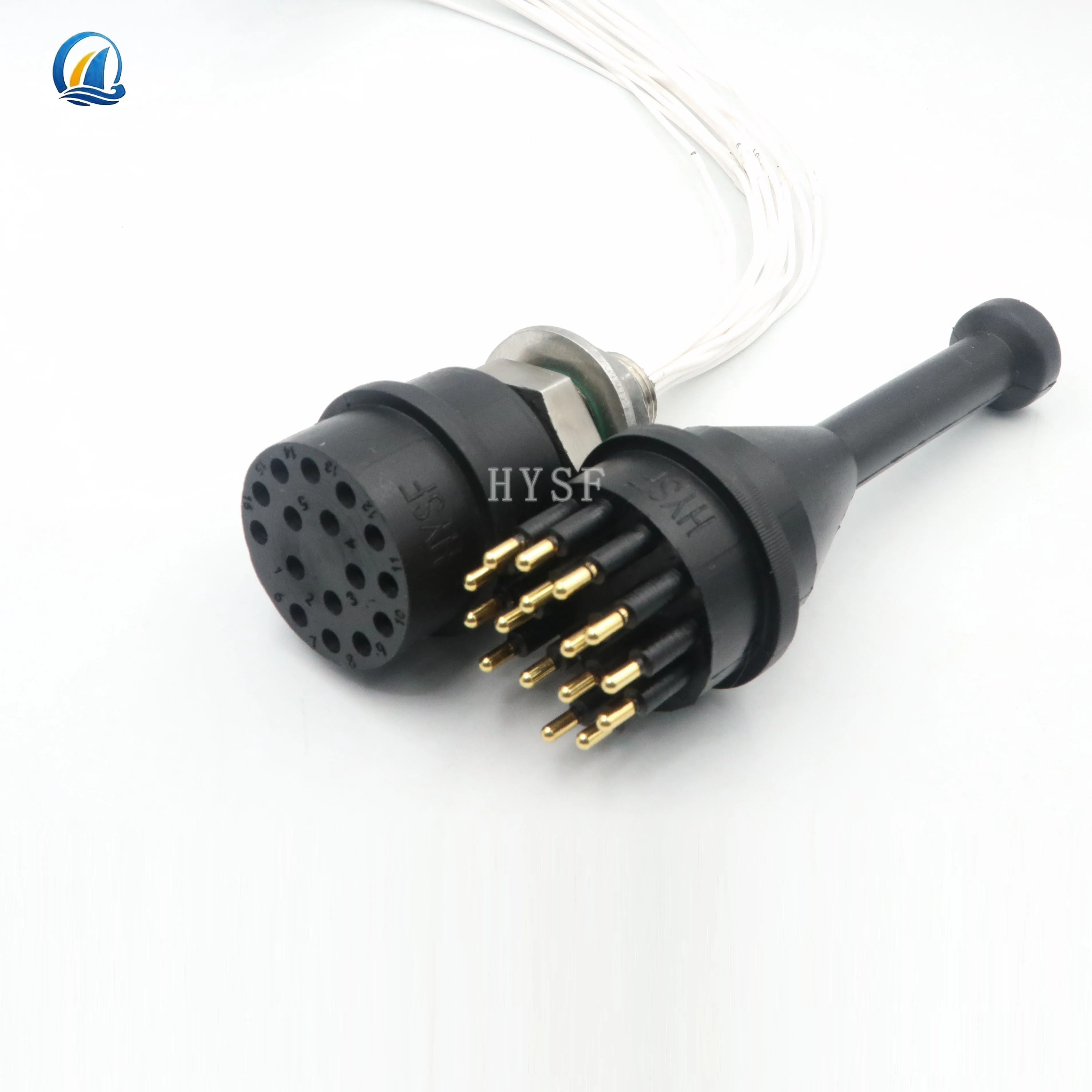 

waterproof ethernet watertight underwater rov cable wire joint pluggable submarine ip69k robot marine bulkhead subsea connector