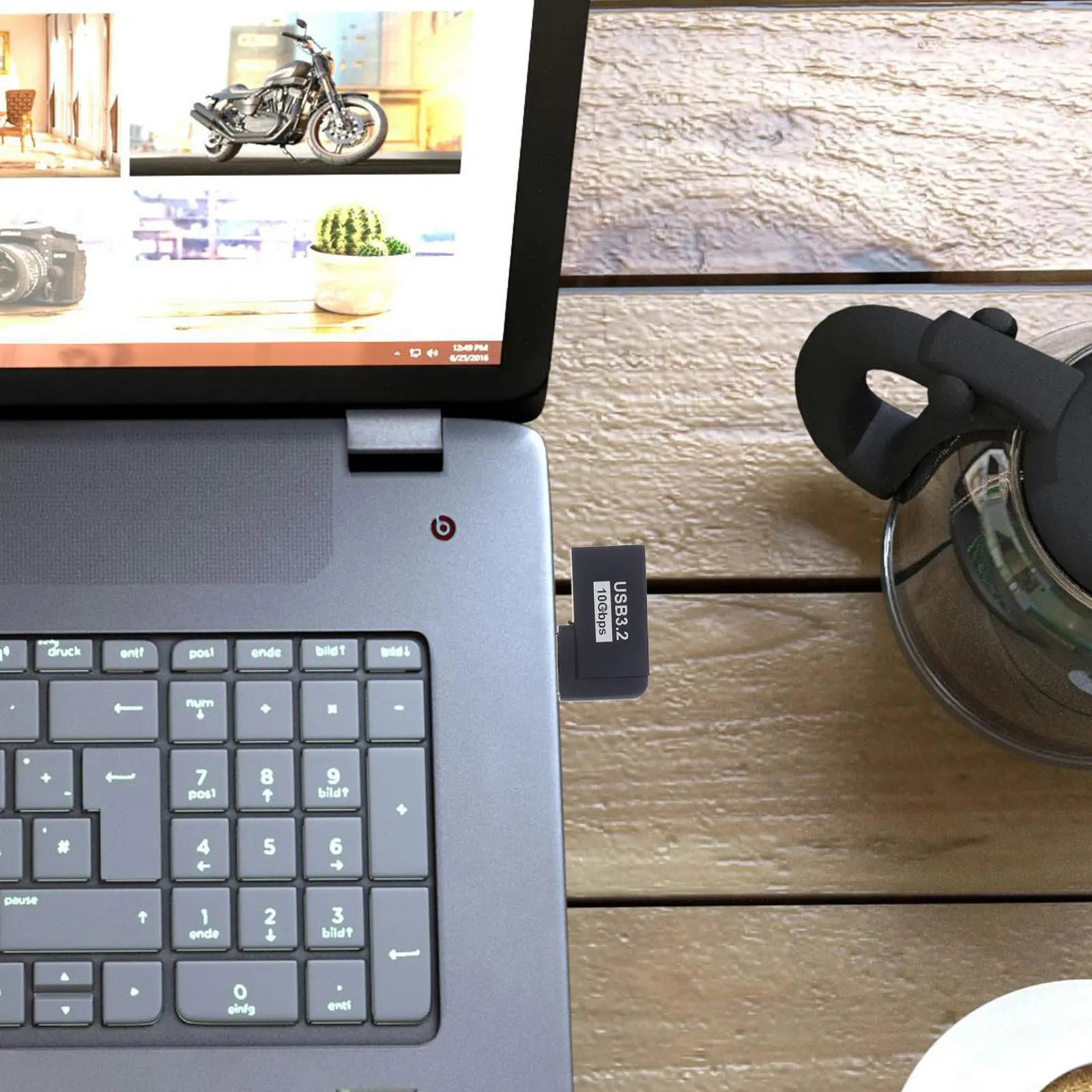 2Pcs USB 3.0 90 Degree Right Angle Adapter Male to Female High Speed 10Gbps Data Transfer Space Saving Angled USB Connector