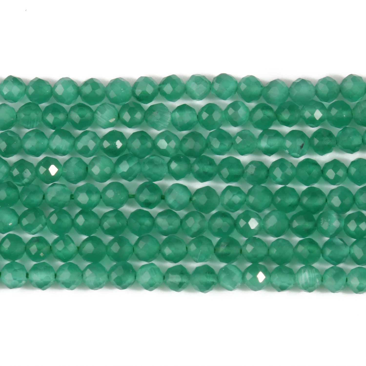 2 3 4mm natürliche facettierte Citrin Opal Jade Onyx Edelstein Perlen runde Mineral perlen für Schmuck herstellung DIY Armband Zubehör